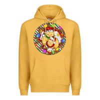 Mustard Christmas chick Premium Hoodie - Artiststas