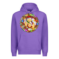 Purple Christmas chick Premium Hoodie - Artiststas