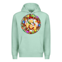 Seafoam Christmas chick Premium Hoodie - Artiststas