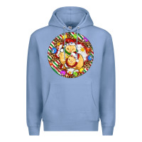 Colony Blue Christmas chick Premium Hoodie - Artiststas