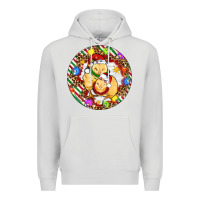 Dove Grey Christmas chick Premium Hoodie - Artiststas