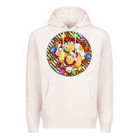 Pale Pink Christmas chick Premium Hoodie - Artiststas