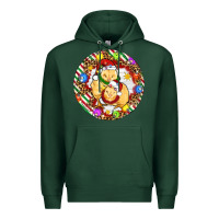 Sports Green Christmas chick Premium Hoodie - Artiststas