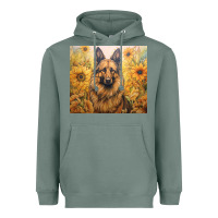 Sage german shepherd Heavyweight Hoodie - Unal Design