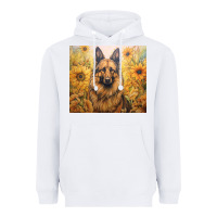 White german shepherd Heavyweight Hoodie - Unal Design