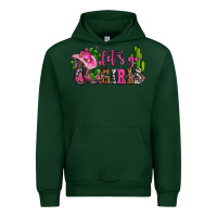 Forest Green lets go girls with boots and hats Urban Hoodie - AdoDesignShop
