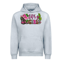Heather Grey lets go girls with boots and hats Urban Hoodie - AdoDesignShop