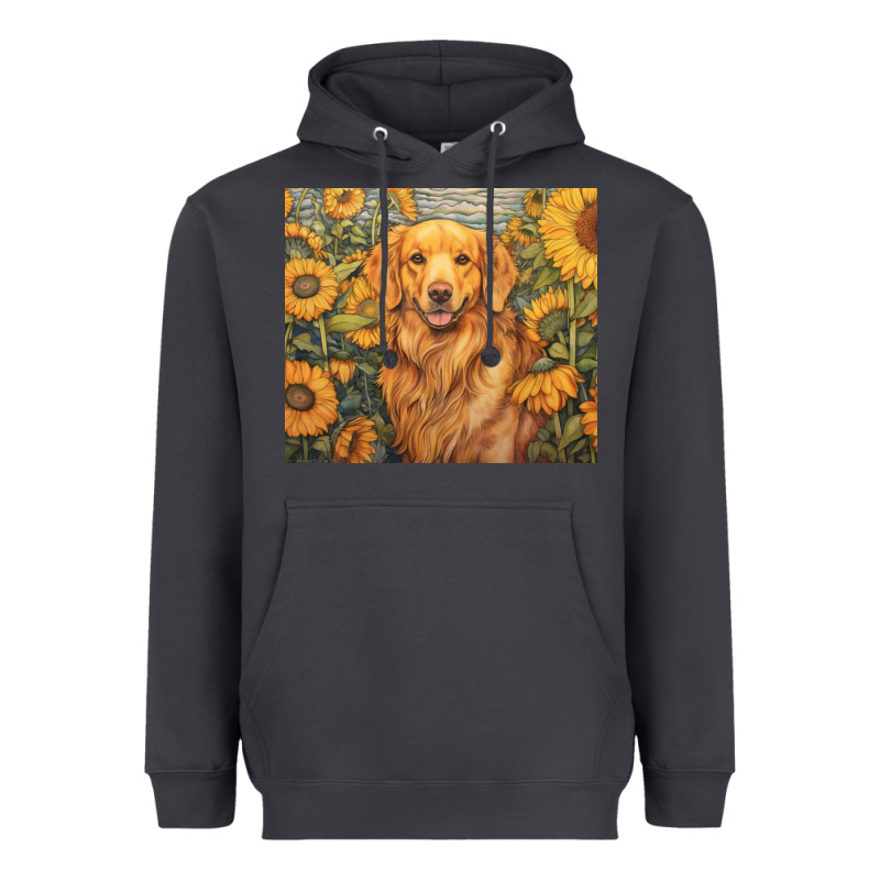 Golden Retriever Heavyweight Hoodie by Unal Design | Teevron