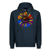 Navy pride sunflower Premium Hoodie - JahusDesignShop