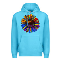 Ocean Blue pride sunflower Premium Hoodie - JahusDesignShop