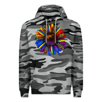 Slate Camo pride sunflower Premium Hoodie - JahusDesignShop