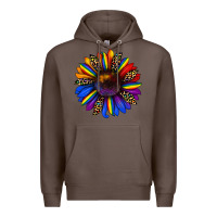 Coffee pride sunflower Premium Hoodie - JahusDesignShop