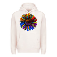 Pale Pink pride sunflower Premium Hoodie - JahusDesignShop