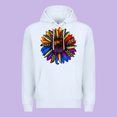 Pride Sunflower Premium Hoodie Designed By Jahusdesignshop