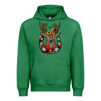 Emerald christmas horseshoe Urban Hoodie - JahusDesignShop