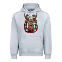 Heather Grey christmas horseshoe Urban Hoodie - JahusDesignShop