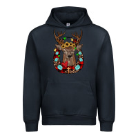 Navy christmas horseshoe Urban Hoodie - JahusDesignShop
