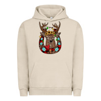 Pigment French Oak christmas horseshoe Urban Hoodie - JahusDesignShop