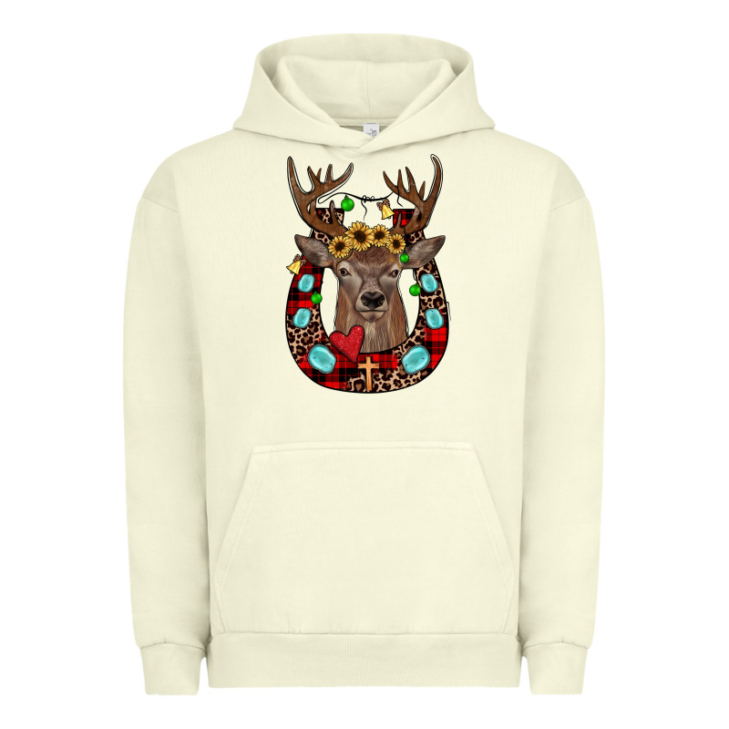 Christmas Horseshoe Urban Hoodie by JahusDesignShop | Teevron