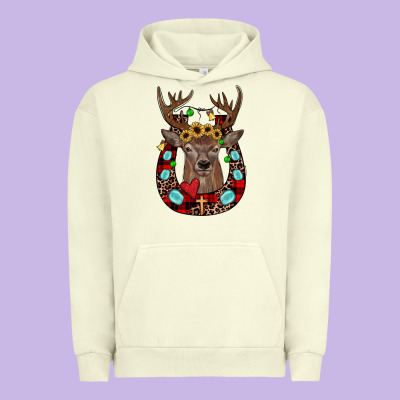 Christmas Horseshoe Urban Hoodie Designed By Jahusdesignshop