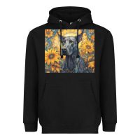 Black great dane Heavyweight Hoodie - Unal Design