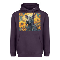 Plum great dane Heavyweight Hoodie - Unal Design