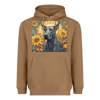Toasted Coconut great dane Heavyweight Hoodie - Unal Design