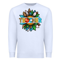 White teacher sunflower tbw Premium Sweatshirt - texasbilliewilder