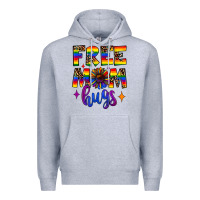 Heather Grey free mom hugs Premium Hoodie - JahusDesignShop