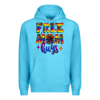 Ocean Blue free mom hugs Premium Hoodie - JahusDesignShop