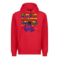 Red free mom hugs Premium Hoodie - JahusDesignShop