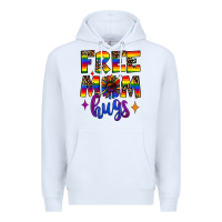 White free mom hugs Premium Hoodie - JahusDesignShop