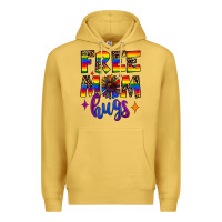 Antique Gold free mom hugs Premium Hoodie - JahusDesignShop