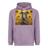 Lavender greyhound Heavyweight Hoodie - Unal Design
