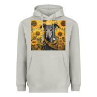 Moon Dust greyhound Heavyweight Hoodie - Unal Design