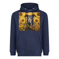Navy greyhound Heavyweight Hoodie - Unal Design