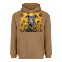 Toasted Coconut greyhound Heavyweight Hoodie - Unal Design
