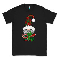 Black Christmas Gnome With Candy Classic Tee - BundleAndBundleShop