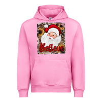 Fuchsia Pink believe santa Urban Hoodie - JahusDesignShop