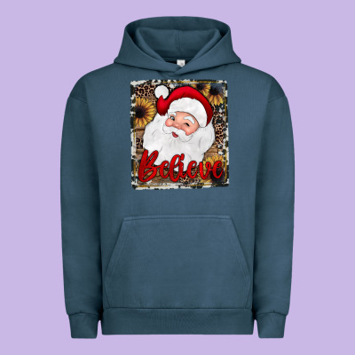 Believe Santa Urban Hoodie Designed By Jahusdesignshop