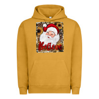 Pigment Peanut Butter believe santa Urban Hoodie - JahusDesignShop