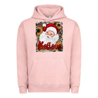 Pigment Salmon believe santa Urban Hoodie - JahusDesignShop