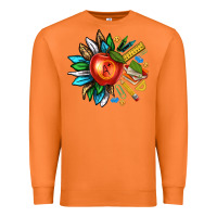 Carrot teacher sunflower Premium Sweatshirt - texasbilliewilder