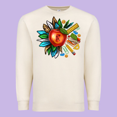Premium Sweatshirt teacher sunflower