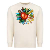 Sandshell teacher sunflower Premium Sweatshirt - texasbilliewilder