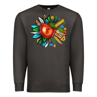 Smoke teacher sunflower Premium Sweatshirt - texasbilliewilder