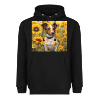Black jack russel terrier Heavyweight Hoodie - Unal Design