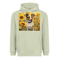 Matcha jack russel terrier Heavyweight Hoodie - Unal Design