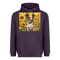 Plum jack russel terrier Heavyweight Hoodie - Unal Design