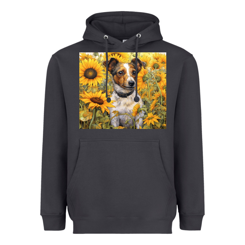 Jack Russel Terrier Heavyweight Hoodie by Unal Design | Teevron